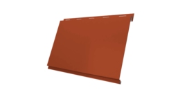 Вертикаль 0,2 classic 0.5 Satin с пленкой RAL 8004 терракота