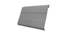 Вертикаль 0,2 prof 0.45 PE с пленкой RAL 9006 бело-алюминиевый