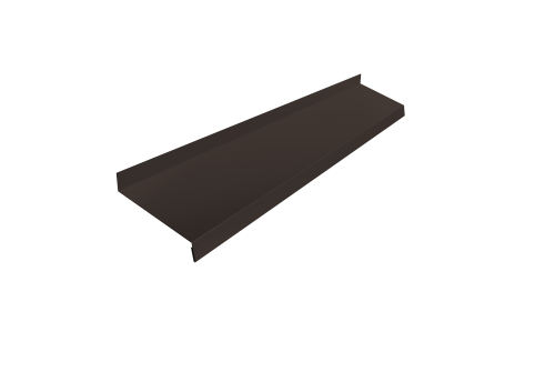 Отлив простой 150 0,5 Rooftop Бархат RR 32 темно-коричневый (2м)