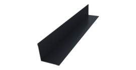 Угол внутренний 50х50 0,45 PE с пленкой RAL 7024 мокрый асфальт (2м)