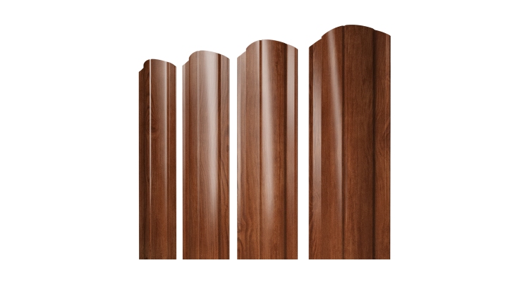 Штакетник Круглый фигурный 0,45 Print Elite Rowan TwinColor