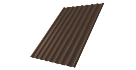 Профнастил С20R 0,5 Satin Мatt RAL 8017 шоколад