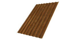 Профнастил С20В 0,45 Print Elite Golden Wood TwinColor