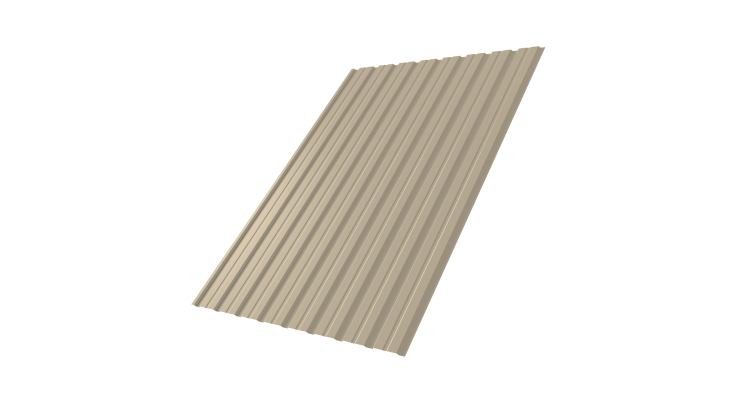 Профнастил С10В 0.5 Satin с пленкой RAL 1015