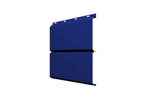 ЭкоБрус 0,345 GL 0.45 PE с пленкой RAL 5002 ультрамариново-синий