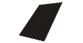 Профнастил С21R 0,5 Velur X RAL 9005 черный