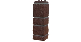 Угол GL Камелот Design шоколадный со швом RAL 7006