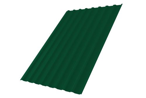 Профнастил С20В 0,7 PE RAL 6005 зеленый мох