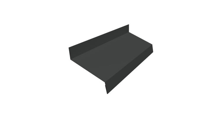 Отлив простой 50 0,5 PurLite Matt RAL 7016 антрацитово-серый (2м)