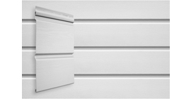 Сайдинг Double-брус Grand Line Standart белый (3,0м)