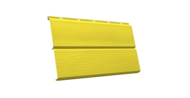 ЭкоБрус 3D 0,345 GL 0.45 PE с пленкой RAL 1018 цинково-желтый