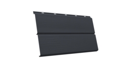 ЭкоБрус 3D 0,345 GL 0.45 Drap с пленкой RAL 7024 мокрый асфальт