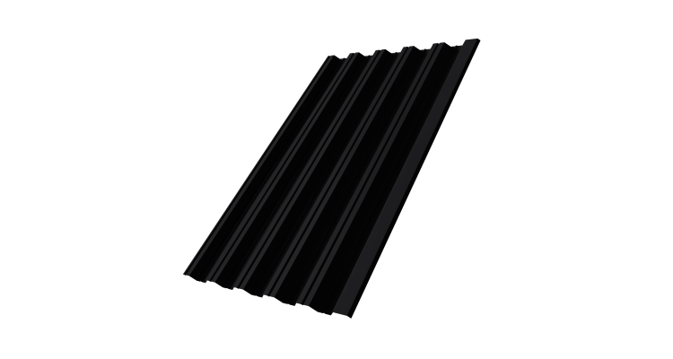 Профнастил НС35R Grand Line 0,5 Drap RAL 9005 черный
