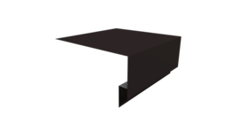 Планка околооконная сложная Экобрус Grand Line 200х75х25 0,45 Drap ST RAL 9005 черный (2м)