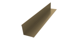 Угол внутренний 50х50 0,45 PE с пленкой RAL 1014 слоновая кость (2м)