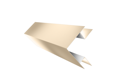 Угол внешний сложный 75х75 0,45 Drap TX RAL 1015 светлая слоновая кость (3м)