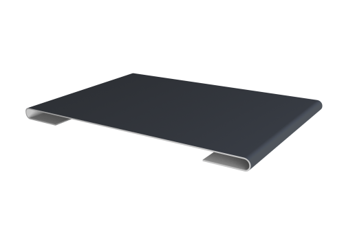 Планка стыковочная 0,45 Drap TX RAL 7024 мокрый асфальт (2м)