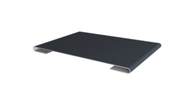 Планка стыковочная 0,5 Satin с пленкой RAL 7024 мокрый асфальт (3м)