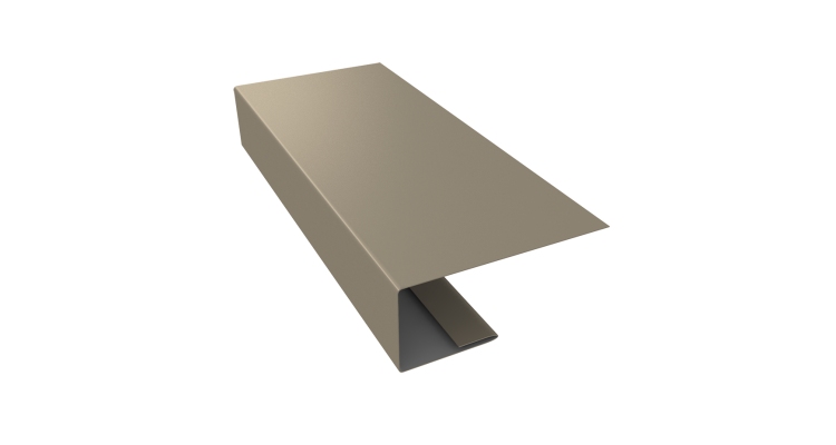 J-Профиль 18мм 0,45 Drap TX RAL 1015 светлая слоновая кость (2м)