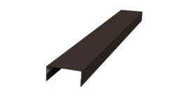 Крышка 30х15 жалюзи Texas 0,45 Drap-double TX RR 32 темно-коричневый (2,5м)