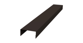 Крышка 30х20 жалюзи Texas 0,5 PurLite Matt RR 32 темно-коричневый (2м)