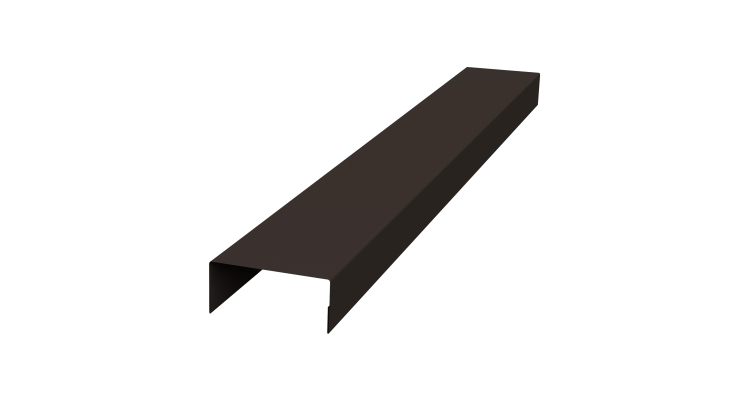 Крышка 45х20 жалюзи Texas 0,5 Satin RR 32 темно-коричневый (2м)