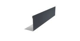 Нащельник 125 Texas 25х35 0,5 PurPro RAL 7024 мокрый асфальт (L1,8)