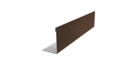 Нащельник 150 Texas 25х35 0,5 PurPro Matt 275 RAL 8017 шоколад (L1,5)