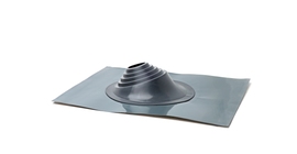 Проходной элемент MF угловой №1 (75-200мм) +240 силиконовый (металлический окрашенный фланец) серый