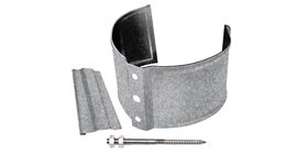 Кронштейн трубы на кирпич GL ZN 100 мм Zn цинк